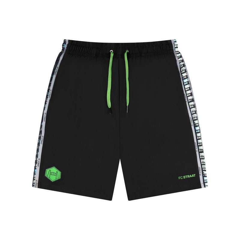 NUBIC SHORTS BLACK/GREEN